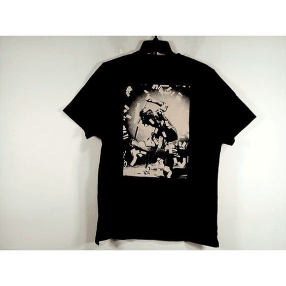 Mens Medium T-Shirt Safe Trip by Pop Trading Company Graphic T Safe-Trip Black - Picture 3 of 9